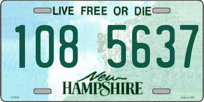 NH license plate 1085637