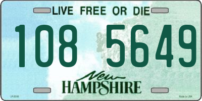 NH license plate 1085649