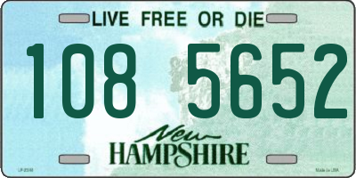 NH license plate 1085652