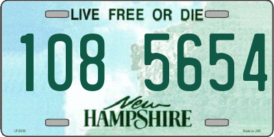 NH license plate 1085654