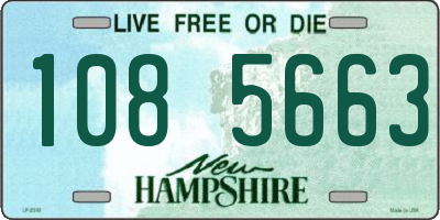 NH license plate 1085663