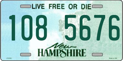 NH license plate 1085676