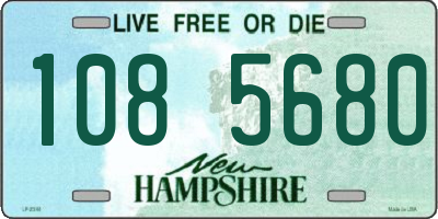 NH license plate 1085680