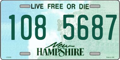NH license plate 1085687