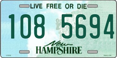 NH license plate 1085694