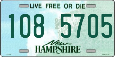 NH license plate 1085705