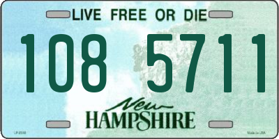 NH license plate 1085711