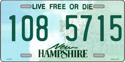 NH license plate 1085715