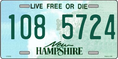 NH license plate 1085724