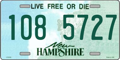 NH license plate 1085727