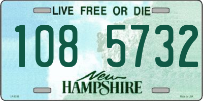 NH license plate 1085732