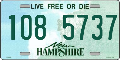 NH license plate 1085737