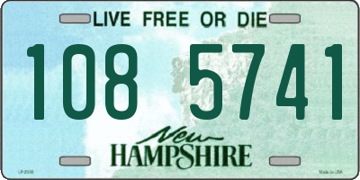 NH license plate 1085741