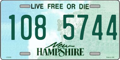 NH license plate 1085744