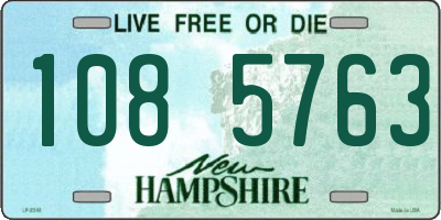 NH license plate 1085763