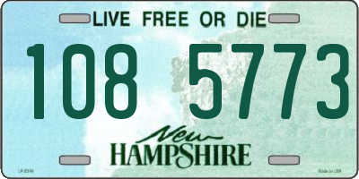 NH license plate 1085773