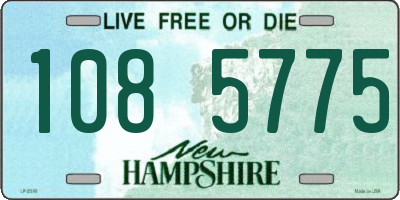 NH license plate 1085775