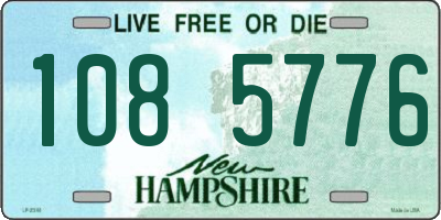 NH license plate 1085776
