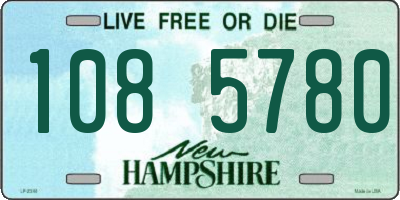 NH license plate 1085780