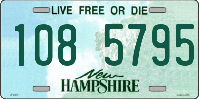 NH license plate 1085795