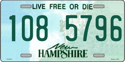 NH license plate 1085796