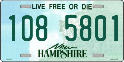 NH license plate 1085801