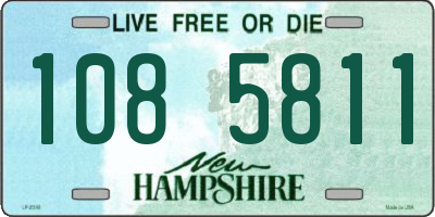 NH license plate 1085811