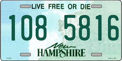 NH license plate 1085816