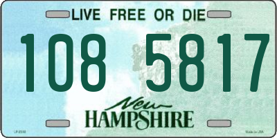 NH license plate 1085817