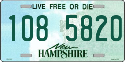 NH license plate 1085820