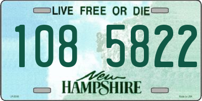 NH license plate 1085822
