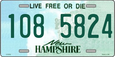 NH license plate 1085824
