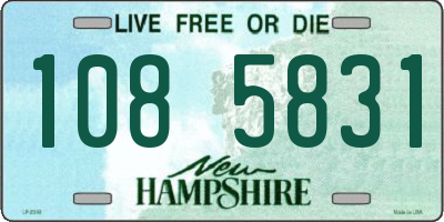 NH license plate 1085831