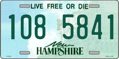 NH license plate 1085841