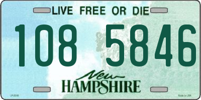 NH license plate 1085846