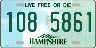 NH license plate 1085861