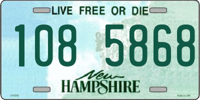 NH license plate 1085868