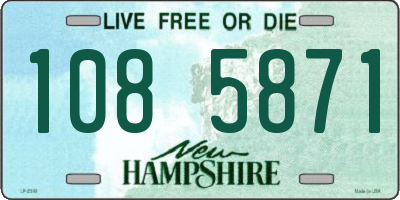 NH license plate 1085871