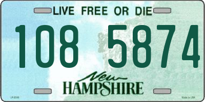 NH license plate 1085874