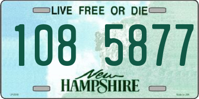 NH license plate 1085877