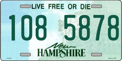 NH license plate 1085878