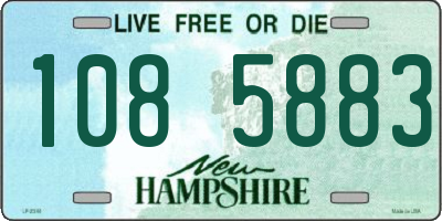 NH license plate 1085883