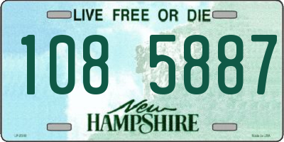 NH license plate 1085887