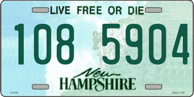 NH license plate 1085904