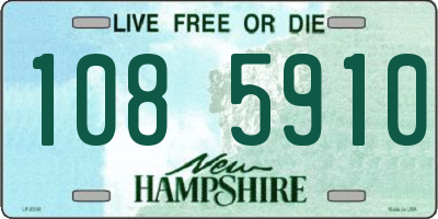 NH license plate 1085910
