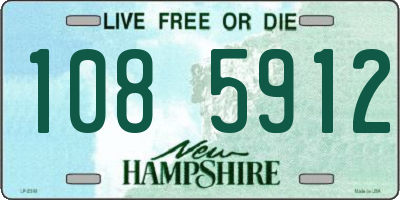 NH license plate 1085912