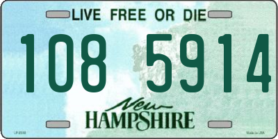 NH license plate 1085914
