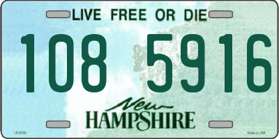 NH license plate 1085916
