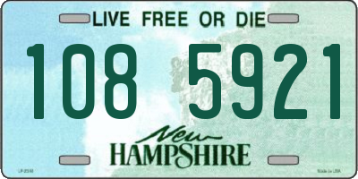 NH license plate 1085921