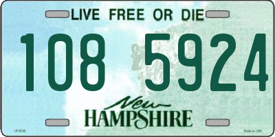 NH license plate 1085924